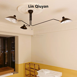 Vintage French Mouille Nordic Living Room Chandelier, Claw-Shaped Bedroom Main Light, Designer Duckbill Dining Room Lamp