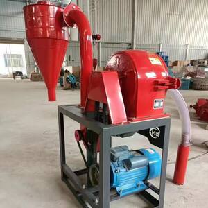 
The latest 25-year multi-functional self-priming crushing two-phase corn crushing household feed grain grinding machine