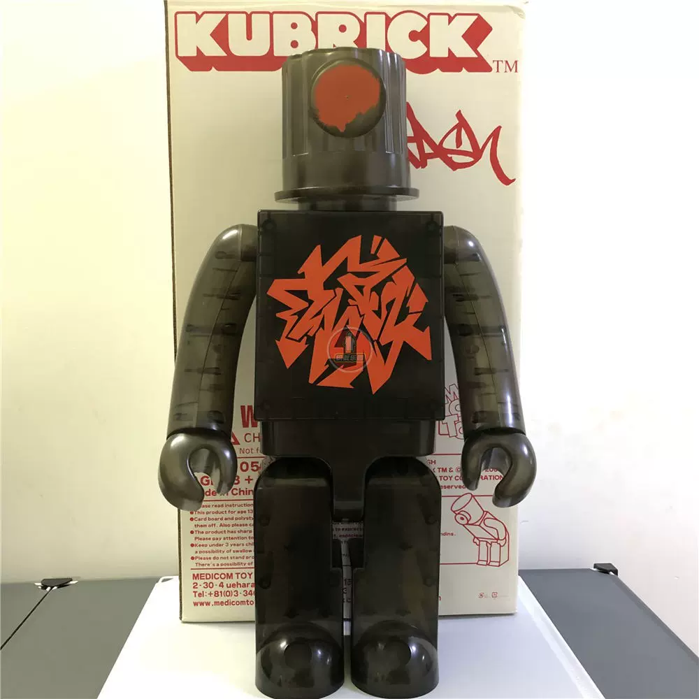 kubrick stash spray 1000% 400% 100% 涂鸦积木人medicom toy