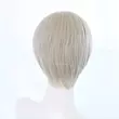 [Sầu riêng] Đánh Thần Chú Chó Xoăn Gai cos tóc giả vải lanh trắng vàng phối màu cosplay tạo kiểu tóc tóc giả 