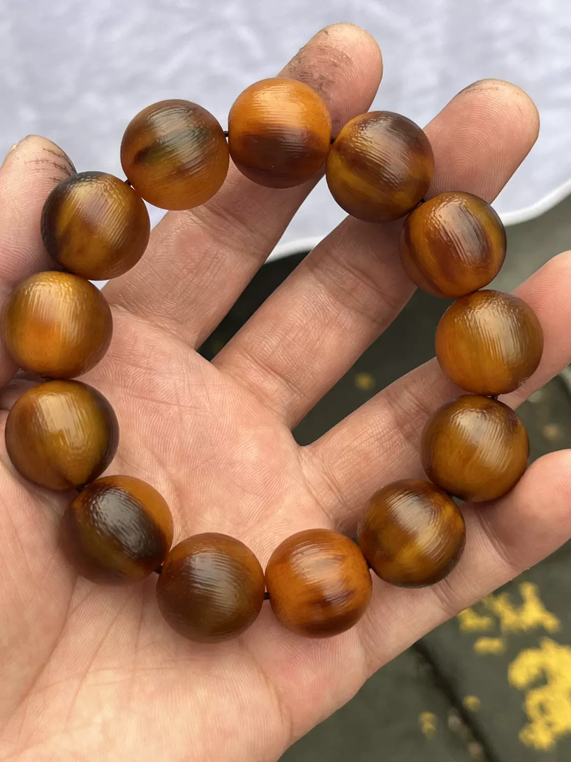 古玩雑項清代老猫眼石円珠老手串女文玩骨董品コレクション老物件 Amazon.co.jp: 古玩雑項清代老猫眼石円珠老手串女文玩骨董品