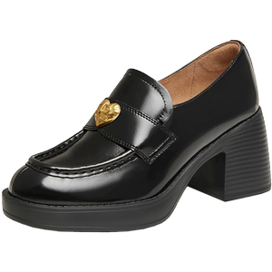 
TATA British style loafers women's fashion casual small leather shoes single shoes Ole CG901CA5