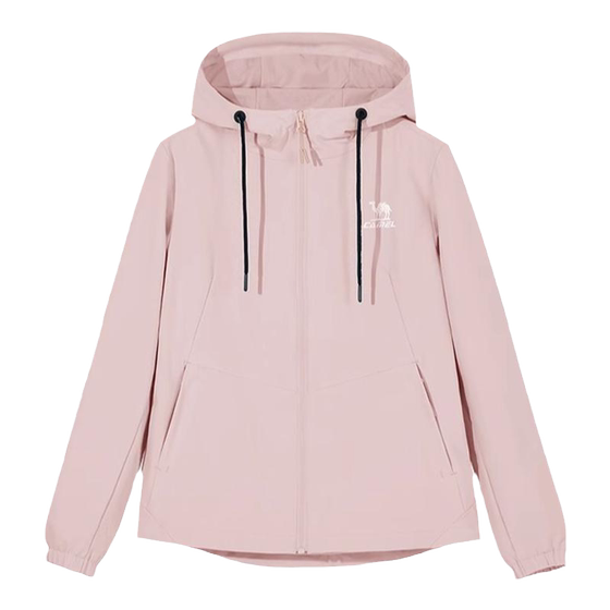 
Camel sports jacket for women's windbreaker jacket for autumn casual plus velvet warm new windproof jacket top for women