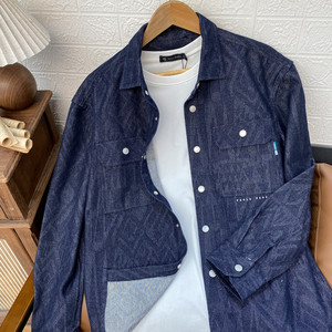 
Paul Peter counter genuine men's lapel denim shirt 2025 autumn new fashion CKECC00120