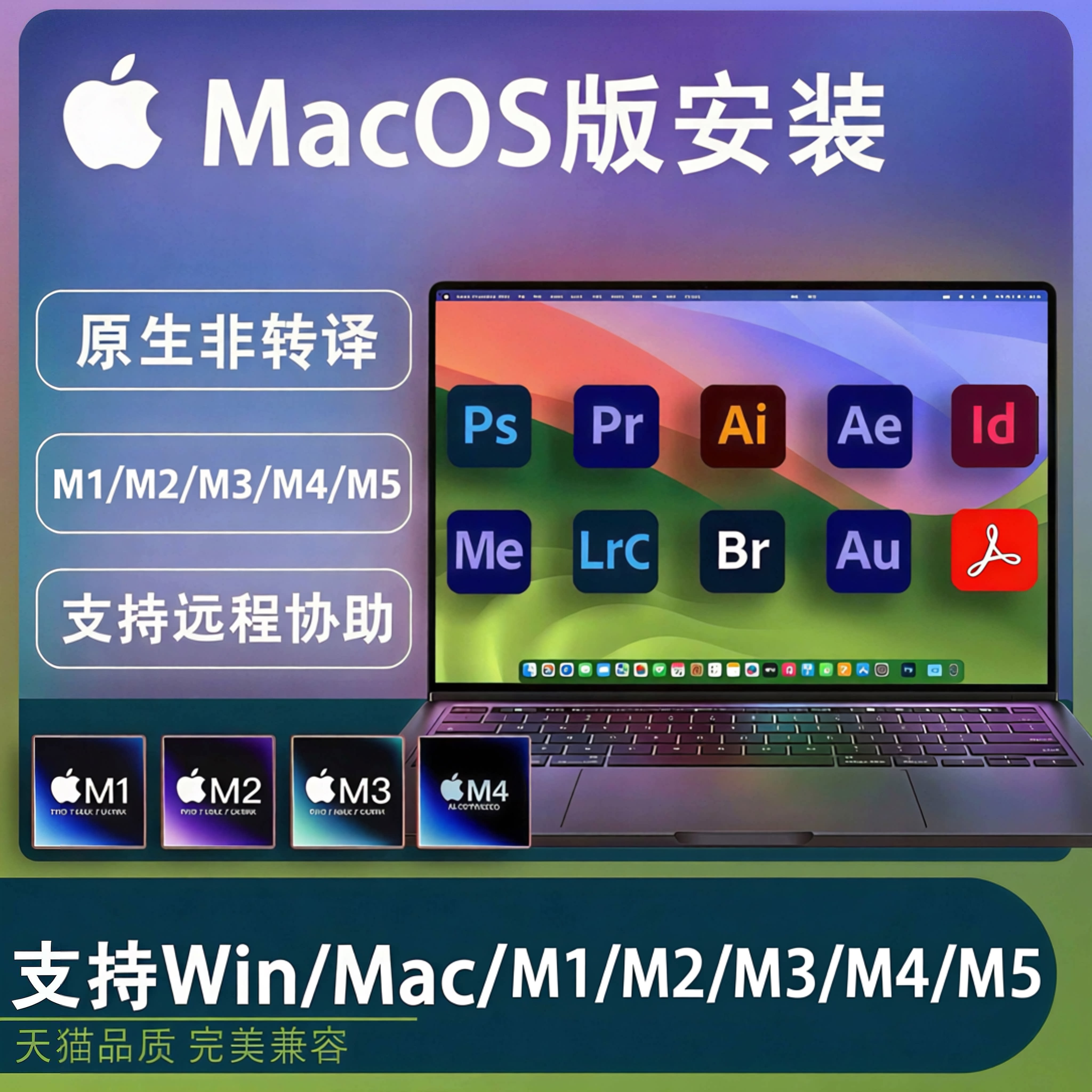Программное обеспечение Mac Apple PS 2026 Китайский чип M1 — M2, M3, M4