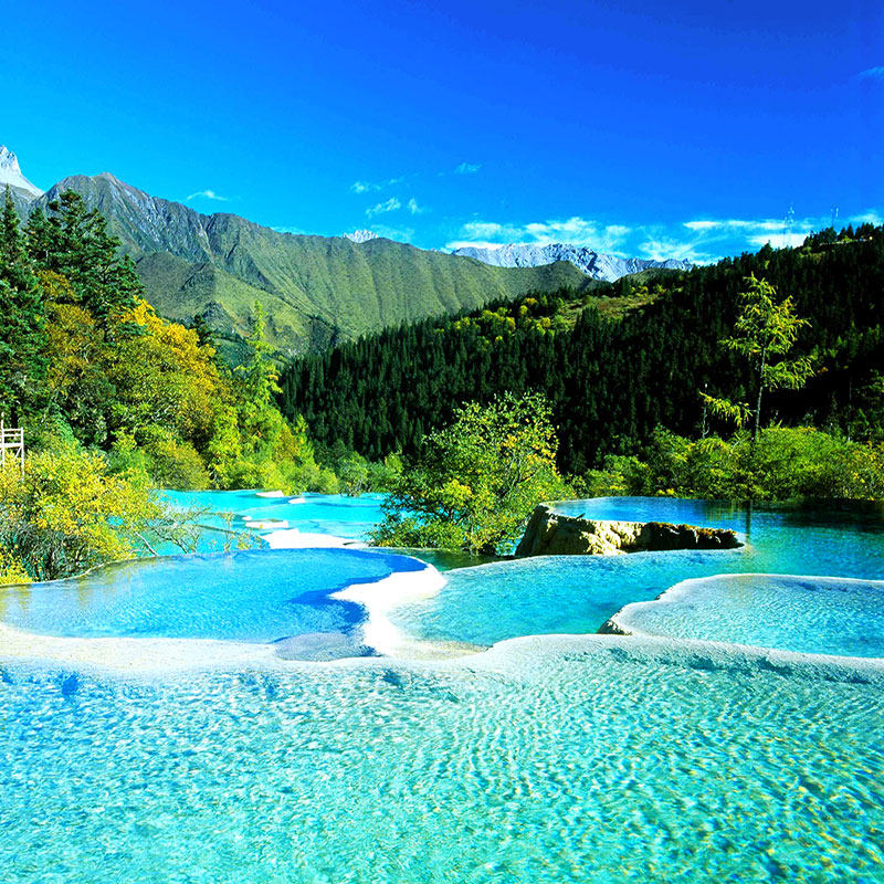 四川成都高铁汽车到九寨沟黄龙旅游2天1晚二日跟团游纯玩团两日游