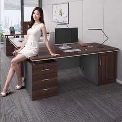 Office Desk, Staff Workstation, Office Desk and Chair Combination, Simple Modern Executive Desk, Single Workstation, Desktop Computer Desk
