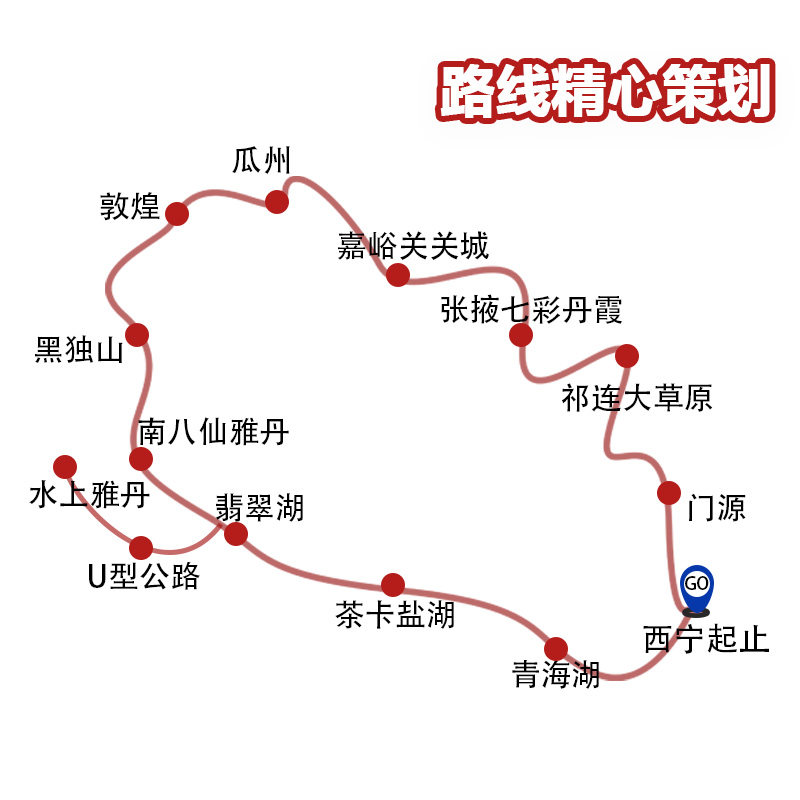 【主播推荐】6人团 9座大商务西北青甘大环线7日青海旅游水上雅丹
