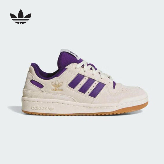 
adidas Adidas men and women big children's basketball style FORUM sports shoes 2025 winter low top shoes JR0381