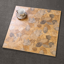 American Country Leaf Antique Tiles 600X600 Candy Glaze Tiles Balcony Courtyard Floor Tiles Non-Slip Floor Tiles