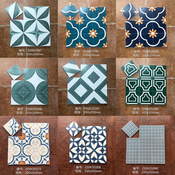Scandinavian Small Flower Tiles 200 Bathroom Balcony Tiles Bathroom Wall Tiles Shop Special Non-Slip Floor Tiles