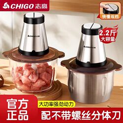 Zhigao Electric Meat Grinder for Home Use, Small Electric Meat Mincer, Mixer for Dumplings, Vegetable Chopper, Multifunctional Food Processor