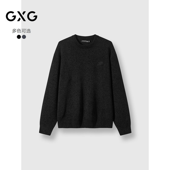 
25 new winter products GXG men's round neck sweater sweater men's casual Korean style versatile commuting inner sweater