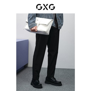 
GXG Men's 2024 Spring Men's Casual Commuting Black Slim Foot Pants Casual Pants