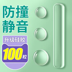 Anti-collision strip silicone stickers for home wardrobe doors