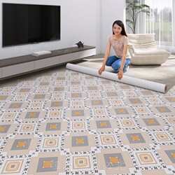 Thickened Wear-Resistant Waterproof Non-Slip Floor Covering for Renovation and Transformation of Cement Floors, Directly Laid over Carpet or Floor Stickers