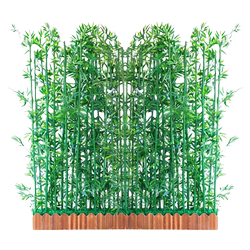 Simulated bamboo interior decoration screen partition plastic fake bamboo hotel mall outdoor artificial plastic plant wall