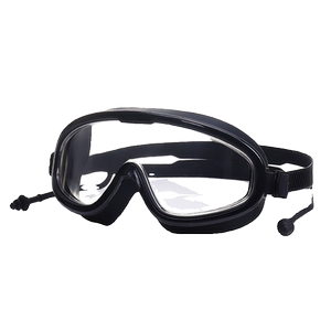 Children's swimming moster waterproof and fog high -definition high -definition high -definition high -definition high -definition high -definition adult swimming glasses professional diving hat set silicone storage box
