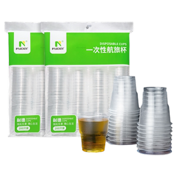 Disposable cup plastic cup thickened household transparent air cup wholesale commercial small drink water cup food grade