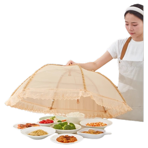 
Vegetable cover 2026 new mesh household dining table foldable mesh cover to prevent flies leftover food cover dust cover to prevent mosquitoes