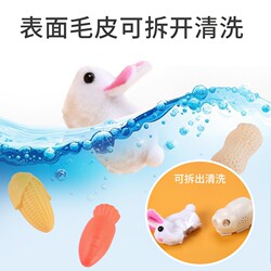 Tiktok-Style Cat Toy Electric Sensor Mouse Simulation Plush Cat Self-Entertainment Smart Boredom-Relief Cat Toy