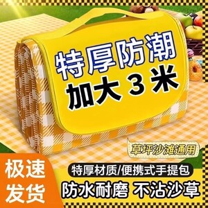 
Picnic mat moisture-proof thickened outdoor mat spring outing camping waterproof ins portable mat lawn picnic cushion