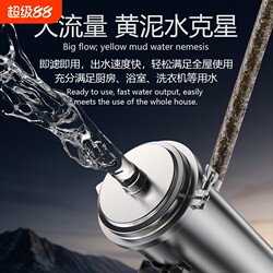 Whole House Central Water Purifier, Household Large Flow Direct Drinking Water Purifier, Rural Well Water Tap Water Stainless Steel Filter