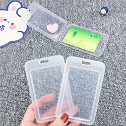 Transparent Work Id Card Holder with Lanyard, Employee Badge, Work Id Card, Student School Id Card Holder, Meal Card Holder, Bus Card Holder, Access Card Holder, Horizontal Campus Badge Holder