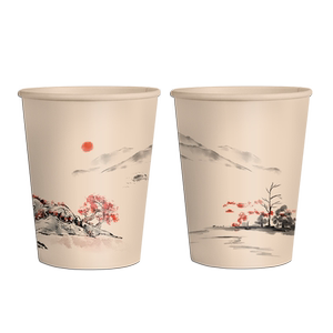 
Natural paper cups are thickened at one time for household commercial office whole box wholesale 1,000 bamboo fiber tea cups