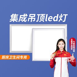 Integrated Ceiling Led Light for Kitchen, Bathroom, Toilet, and Restroom; Ceiling Panel Light; Embedded Aluminum Ceiling Panel