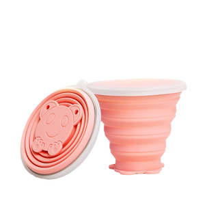
Camping Folding Water Cup Mouthwash Portable Outdoor Food Grade Silicone Toothbrushing Cup Compression Cup Travel Cup Travel