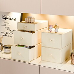 Drawer-Type Desktop Storage Box, Makeup Box, Cosmetics Organizer, Office Desk, Entryway Miscellaneous Storage Shelf