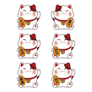 
Car stickers electric car helmet reflective decorative cartoon scratch mask sticker personalized waterproof night body