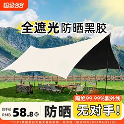 Vinyl Canopy Tent Outdoor 2025 New Model Camping Sunshade New Type Integrated Camping No-Setup Quick-Open Sun Shelter