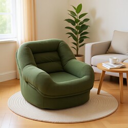 Lazy Sofa for Lying down and Sleeping, Suitable for Bedroom, Balcony, Room, Single Person Bean Bag Chair, Living Room, 2025 Leisure Double Chair