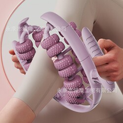 2025 New Yoga Wheel Ring-Shaped Leg Roller Deep Muscle Relaxation Massage Equipment Fitness Exercise Aid