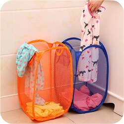 Large Foldable Laundry Basket for Home Use in Bedroom, Bathroom, Dormitory, for Storing Clothes, Ocean Ball Toys, and Other Items