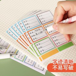 Simple Class Name Stickers, Special Name Stickers for Primary School Students, Label Stickers, Sticky Notes, Self-Adhesive Classification Indicator Stickers