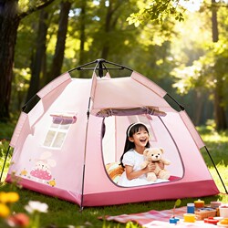 Children's Tent Boys and Girls Toy House Indoor and Outdoor Baby Folding Princess Castle Outdoor Camping Playhouse