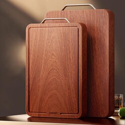New Style Ebony Wood Cutting Board, Antibacterial and Mildew-Resistant, Household Solid Wood Chopping Board, Kitchen-Specific Double-Sided Cutting Board