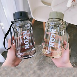 Large-Capacity Water Cup, High-Temperature Resistant Portable Tea Cup, Creative Anti-Fall Design, Suitable for Students, Men and Women, Outdoor Sports, Fitness Water Bottle with Tea Infuser