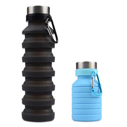 Creative Foldable Water Bottle, Portable Silicone Water Cup for Running and Fitness, Outdoor Cycling Sports Water Bottle, Drinking Cup for Men and Women