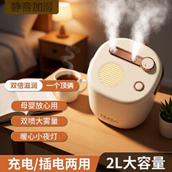2025 New Model Large-Capacity Humidifier for Home Bedroom, Silent with Large Mist Output, Office Desktop Aroma Diffuser, Usb, Suitable for Pregnant Women and Babies, Living Room Air Moisturizer, Air Spray for Dormitory Use, New Indoor Atomizer