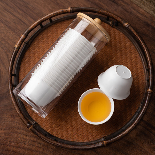 Disposable Kung Fu tea cup, rice husk thickened tea cup, small tea cup ...