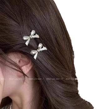 
Bow hair clip for women new style exquisite alloy side clip