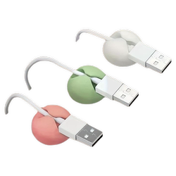 Desktop cable manager storage artifact data cable charging cable fixer snap mount mouse on the head of the mobile phone