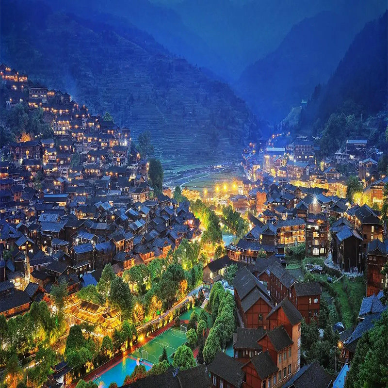 贵州旅游贵阳黄果树瀑布荔波西江千户苗寨梵净山镇远古城六日游