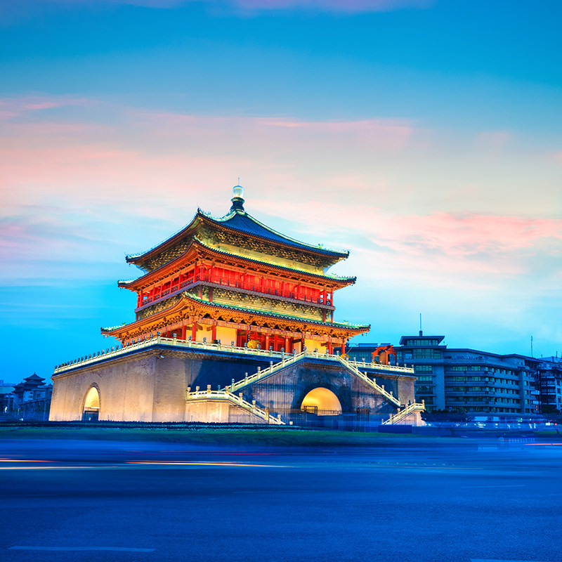 西安旅游西安6天5晚跟团游六日游全景游华山延安壶口兵马俑不夜城