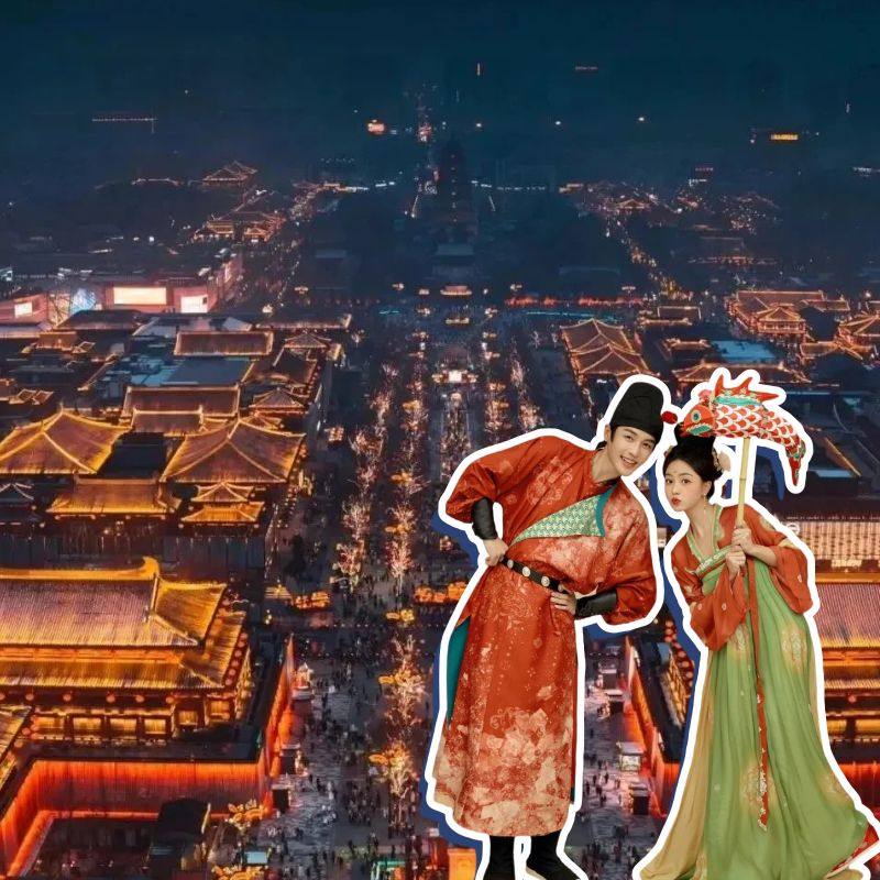 西安旅游西安6天5晚跟团游六日游全景游华山延安壶口兵马俑不夜城