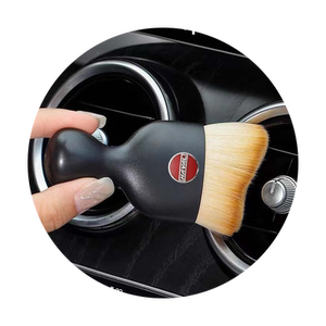 Vehicle interior sweeping dust, soft hair brushing tool Keyboard gap car dust brush outlet cleaning brush